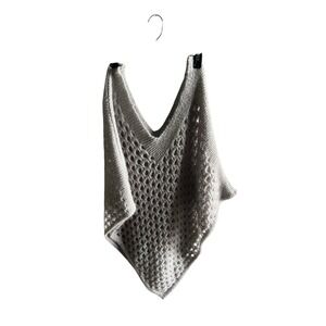 Cerreteili Made in Italy Knit Poncho Cape Cover Up One Size Acrylic Mohair